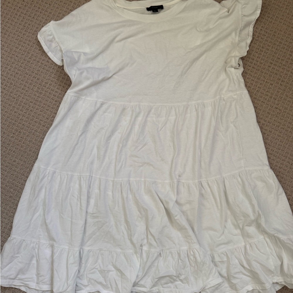 White Tiered Dress